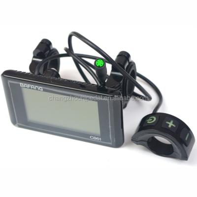 China Bafang C961 Electric Bike LCD Display For 24v 36V 48V Mid Motor C961 for sale