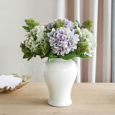 China Flower Hydrangea For Wedding New Design Flower Wedding Hydrangea Artificial Flowers For Home Table Layout for sale