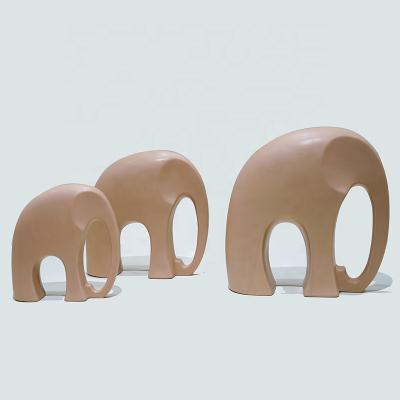 China China wholesale handmade ceramic porcelain craft figurines animal statue Thailand pottery horse ceramic elephants for home decor for sale