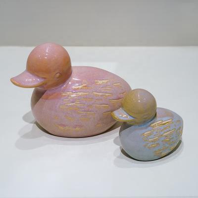 China China wholesale ornaments craft Duck Home Decor Ceramic Figures animal Duck For Decoration from china for sale