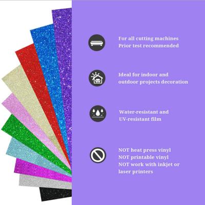 China Top 1 Factory Quality DIY Glass TOP Home Use Glitter Creative Vinyl Advertising Permanent Adhesive for sale