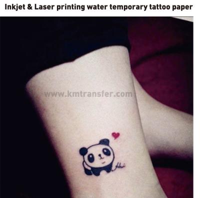 China Inkjet and Laser Creative Temporary Skin Use Home Arts Water Slide Tattoo Temporary Transfer Paper for sale