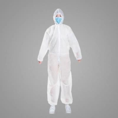 China Chemical Protective White / Blue Isolation Gowns , Comfortable Disposable Dust Suits for sale