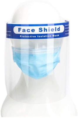 China Mouth And Nose Foldable Clear Face Coverings Shield Comfortable for sale