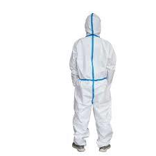 China Flame Retardant Disposable Full Body Biohazard PPE Protective Suit for sale