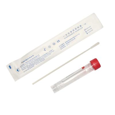 China Omni Sterile Nasopharyngeal PCR TEST Nylon Specimen Collection Flocked Swab for sale