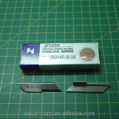 China Garment industry machinery parts 202142-0-10 DOMESTIC OVERLOCK SEWING MACHINE PARTS UPPER KNIFE FOR RIMOLDI for sale