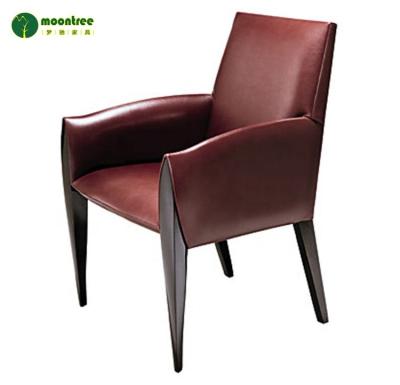 China Restaurant Chair Chairs Real Dining Tables And Custom High End Leather Dining Chairs Set Upholstered Modern Leather Dining Chairs for sale