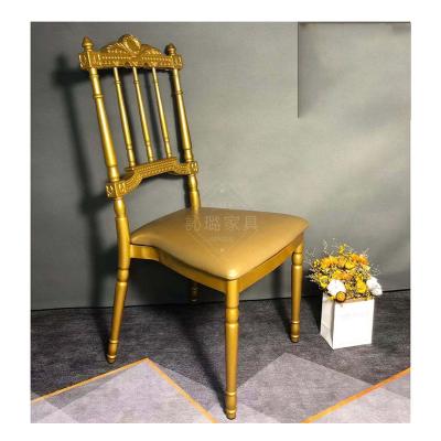 China Modern Wholesale Cheap Golden Leg Banquet Chair With Metal Legs Chair Hotel Weeding Chair Furniture for sale