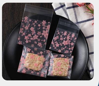 China Cutest Custom Logo Small Mini Snowflake Disposable Packaging Bags Plastics For Cookie for sale