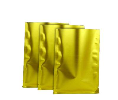 China Recyclable Face Mask Packaging 3 Side Seal Pouch Aluminum Foil Laminated Tote Bag for sale