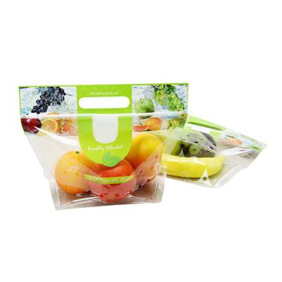 China New safety fresh fruit material transparent seedless packaging with duct holes for sale