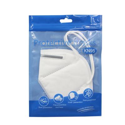 China Recyclable Blue Self Retail Tote Bag Zipper Seal Zipper Plastic Zip Lock Bag Package For Face Tarp for sale