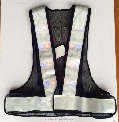 China led reflective vest S-XL for sale