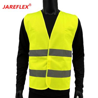 China High Visibility Knitter Reflective Fabric Safety Vest for Traffic Work, Operation, Surveyor and Security Guard - Construction Vest with 2 Reflective Markings for sale