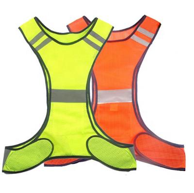 China Knit Safety Vest Working Recycling Reflective Vest With Reflective Stripes for sale