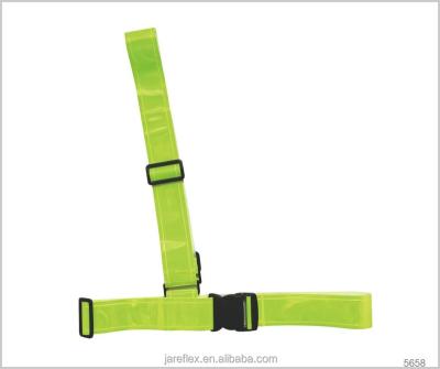 China High Quality 55X60CM Reflective Vest Safety Vest Walking Flasher Reflective Running Belt for sale