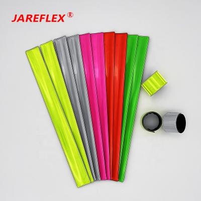 China Working Reflective Slap Wraps / Reflective Slap Bracelets Armband For Kids Product for sale