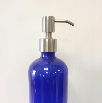 China Non Polish 28/410 High Quality Satin Spill 304 Stainless Steel Metal Soap Lotion Bottle Pumps for sale