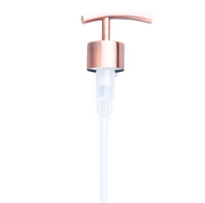 China Non Spill Zinc Alloy Bath Lotion Stainless Steel Metal Custom Copper Soap Dispenser Pump Tops for sale