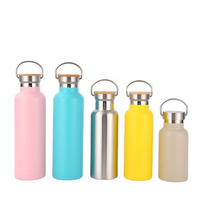 China Eco-Friendly Logo Water Bottle Wide Mouth Vacuum Flasks Custom Thermoses Sport Bottle Stainless Steel Water Bottle for sale