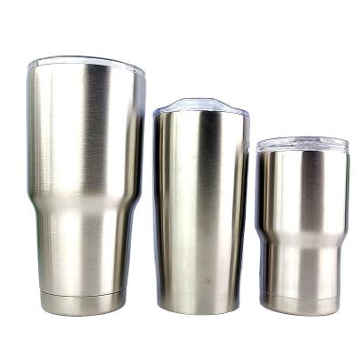 China 15oz&20oz&30oz Stainless Steel Tumbler Blank Double Wall Tumbler Cups In Bulk Viable Tumbler With Straw for sale