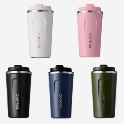 China Sustainable 380ml 510ml Eco-friendly Vacuum Insulated Coffee Tumbler Cup Double Walled Stainless Steel Reusable Travel Coffee Mug for sale