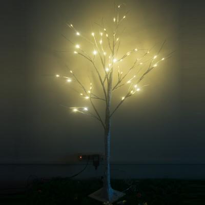 China Eco-Friendly LED Twinkle Lit 6FT 128 Warm White Led Birch Twig Tree Lights Indoor Decor Gift Light Home for sale