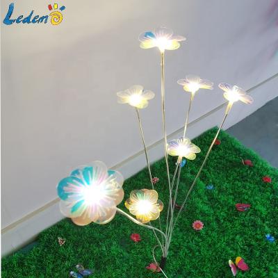 China Decorative Firefly Holiday Outdoor Light Sakura Lamp Led Firefly Garden Lights With Landscape Light for sale