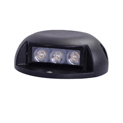 China LANDSCAPE RGB Surface Mounted LED Step Light 3W DMX512 Control System For Park Trail Step Stair Lighting for sale