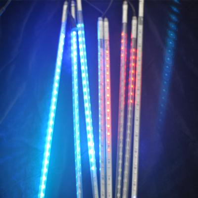 China Full Color Tube SMD 5050 RGB Meteor Shower Light DC12V Rainbow Rainbow Lights DMX Meteor Light for sale