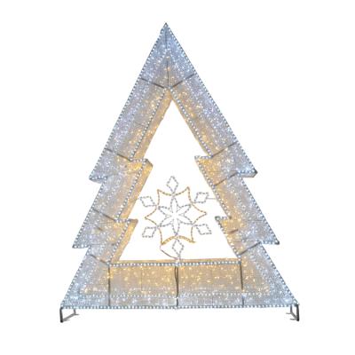 China Strong 3D Decoration Factory Waterproof Customized Large Pattern LED Light Christmas Decoration Led Street Pattern Light for sale