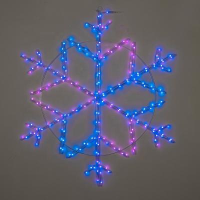 China Snowflake Pattern Light Holiday Snowflake Light Christmas Decoration Supplies Products Decor Christmas Home Decoration for sale