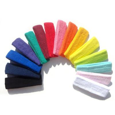 China Wholesale Breathable Elasticity Moisture Wicking Stretchy Headband For Running Men Or Women Sport Headband Headband With Custom Logo for sale