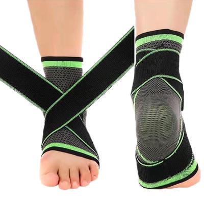 China Adjustable Elasticity Ankle Support Selling Foot Orthosis soporte de tobillo Sports Adjustable Breathable Warm Elastic Basketball for sale