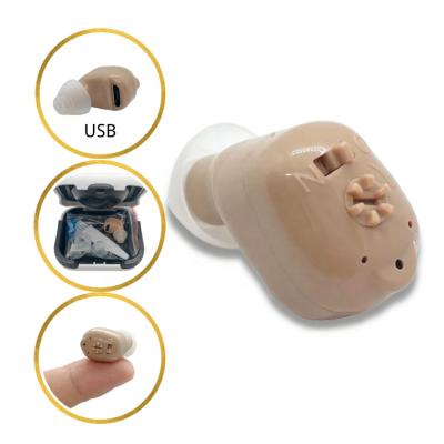 China Mini / Rechargeable Hearing Aid Mini Ear Hearing Sound Amplifier Best Selling Rechargeable Hearing Aid Products for sale