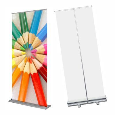 China Outdoor Roll Up Portable Banner Clearance Easy To Install Retractable Banner Stand Trade Show Sign Holder for sale