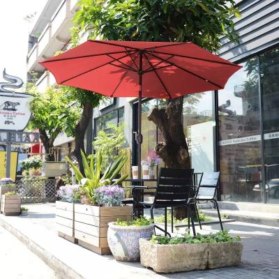 China Modern Umbrella Market Umbrella Outdoor Patio Garden Windproof And Waterproof for sale