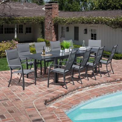 China Multifunctional Garden Extension Table Patio Furniture Aluminum Folding for sale