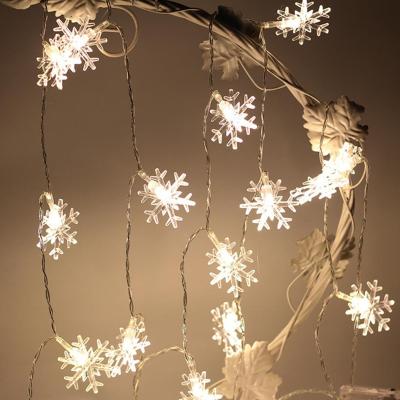 China Warm Sale LED Christmas String Snowflake Light Strip White Led Snowflake Christmas Decoration Light For Xmas Holiday Wedding House Celebration Ornaments for sale