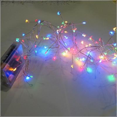 China Hot Sale 100 LED String Light Firecrackers String Light Christmas Decoration Light Copper Wire For Party Daily Use for sale