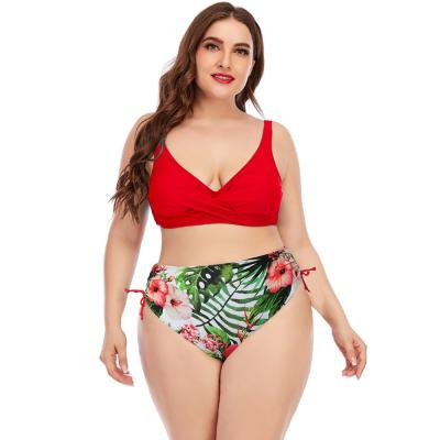 China Breathable Wholesale Printing Large Size Swimwear Plus Size Swimwear Women's Wholesale Swimwear for sale