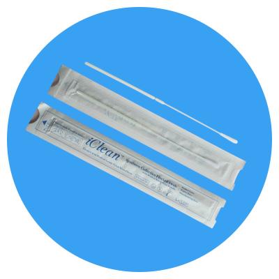 China O ADN reuniu o cotonete bacteriano 147mm do transporte da cultura da fibra do nylon do cotonete da coleção de espécime à venda