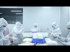 How did we produced the flocked swabs?