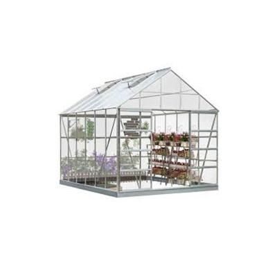 China Easily Assembled Home Gardening Lightweight Aluminum PC Sheet Frame Polycarbonate Garden Greenhouse For Backyard Grow for sale