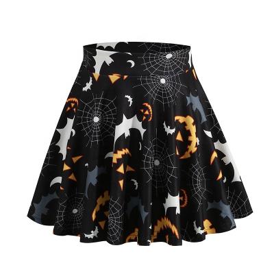 China sk0313# Latest Design Holloween Breathable Women Skirts For Lady Autumn Winter High Waist Skate 2021 Mini Skirt for sale