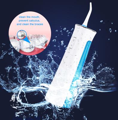 China Outdoor Cordless Water Flosser Home and Travel Use Dental Care Water Selection Electric Portable Teeth Remover for sale