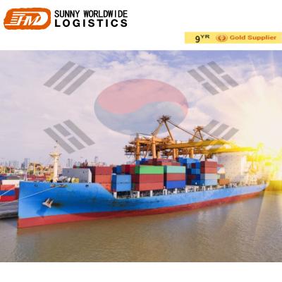 China 7 Days Free 2022 Reliable Door To Door Sea Shipping Shipping Rate From China Shenzhen To Korea for sale