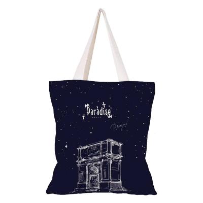 China Wholesale Canvas Shopping Bag Fashion Shopping Lady Bags Design for sale