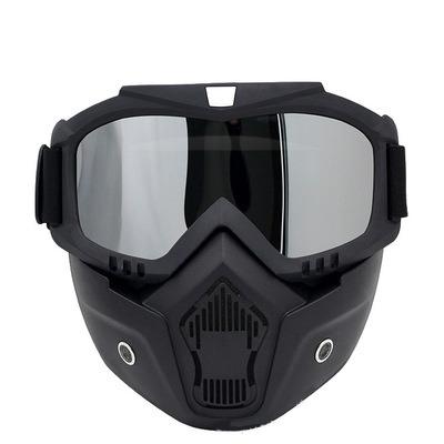 China SKI Foam Padding Detachable Road Riding Motorcycle Glass Off Road Motorcycle Mask Motocross Goggles for sale